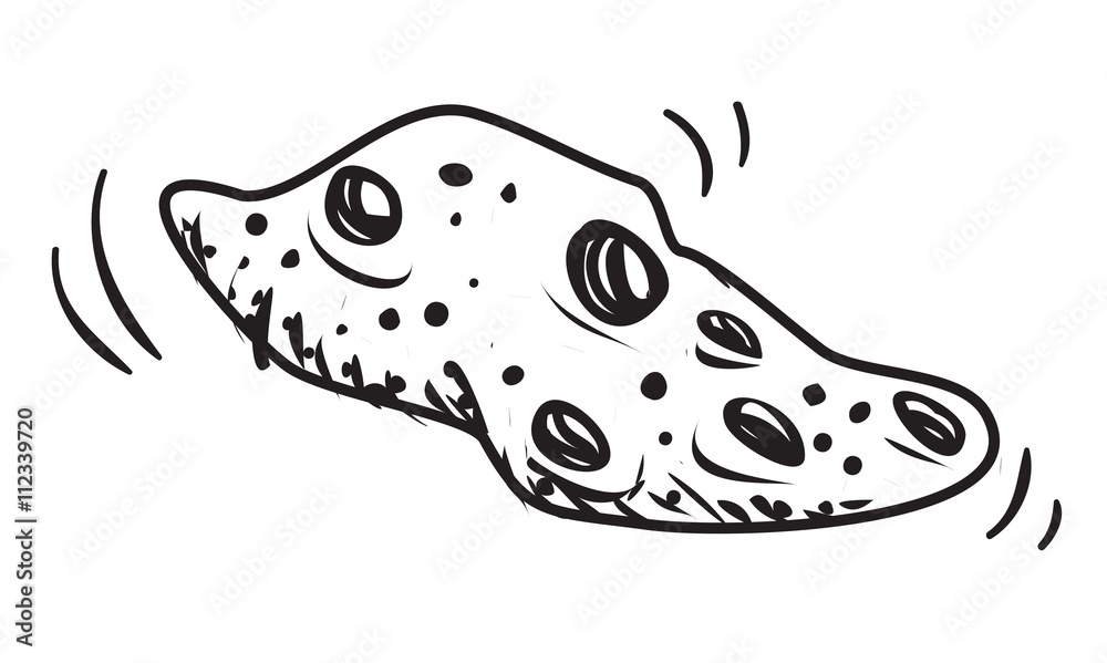 Asteroid Space Object Doodle Asteroid Space Object Doodle