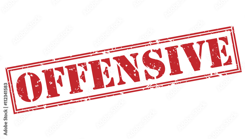 offensive red stamp on white background Stock Illustration Adobe Stock offensive red stamp on white background Stock Illustration Adobe Stock