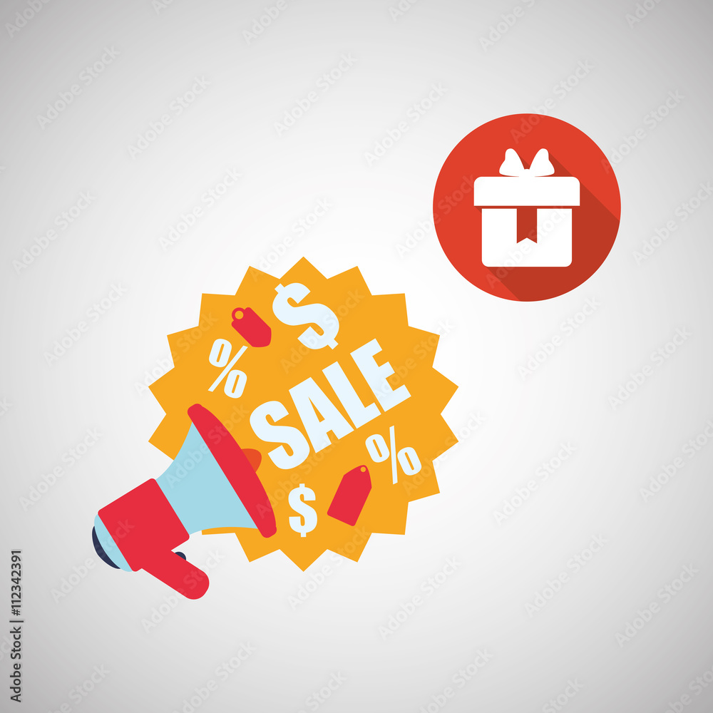 Shopping design. Sales and Retail icon. Isolated illustration , vector Shopping design. Sales and Retail icon. Isolated illustration , vector