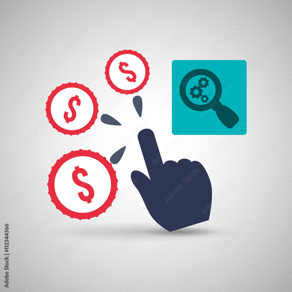 Marketing online design. ecommerce icon. Isolated illustration , vector Marketing online design. ecommerce icon. Isolated illustration , vector