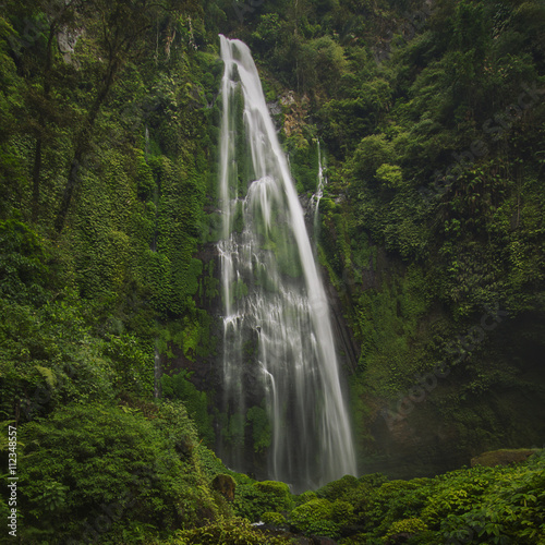 highest waterfall in lombok 