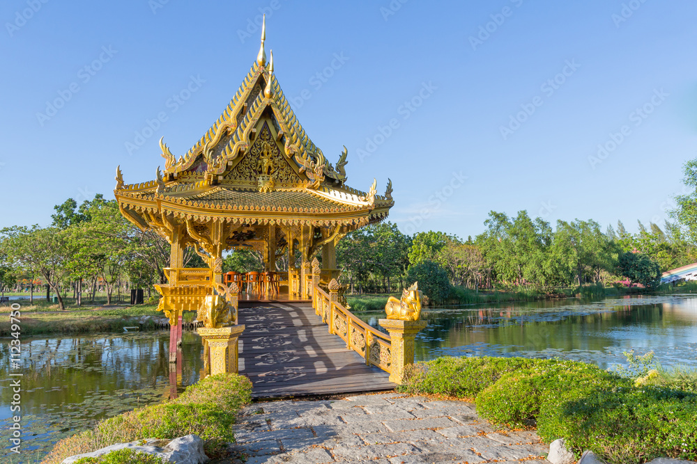 Sala Thai Pavilion in the Ancient Siam Thailand Sala Thai Pavilion in the Ancient Siam Thailand