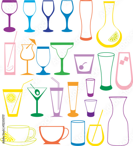 Cocktail and coffee collection