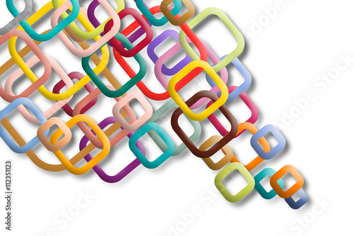 colorful squares abstract background