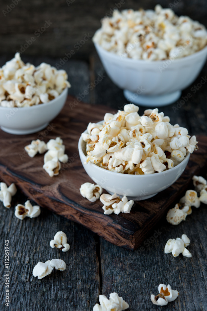 Homemade salty popcorn
Homemade salty popcorn