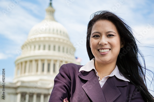 Successful woman in Washington, DC