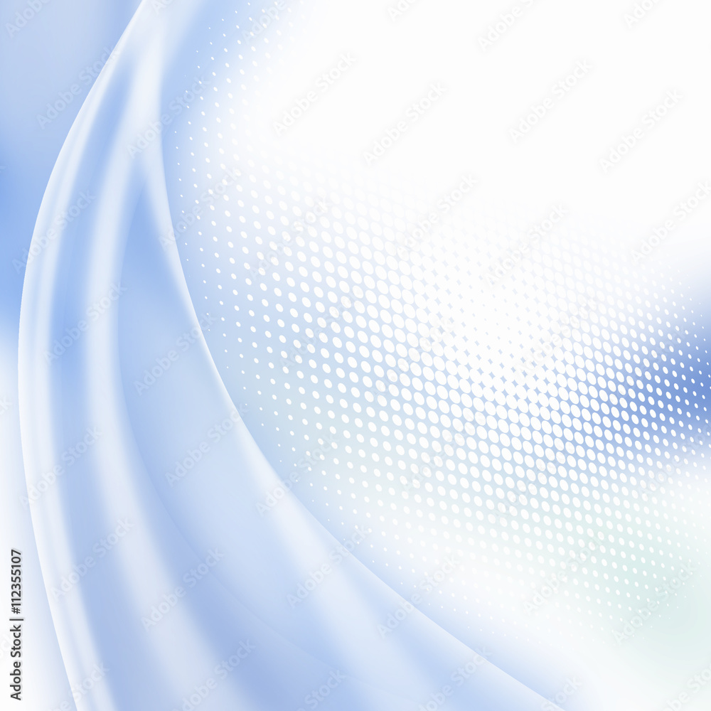 Soft blue Curved Abstract Background with halftone Soft blue Curved Abstract Background with halftone