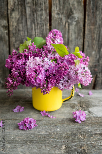 Fototapeta Naklejka Na Ścianę i Meble -  Bouquet of a spring lilac
