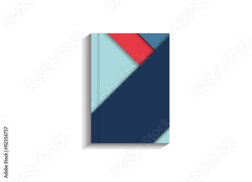 Free Download Abstract modern shape material design For book, brochure - GFXLoad