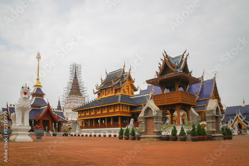 Wat Den Sa Lee Si Mueng Gan,Temples in Chiang Mai, Thailand.