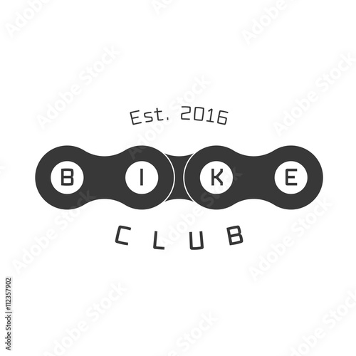 Bicycle vector label, logo