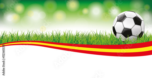 Football Grass Bokeh Header Spain