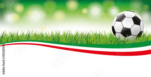 Football Grass Bokeh Header Italy