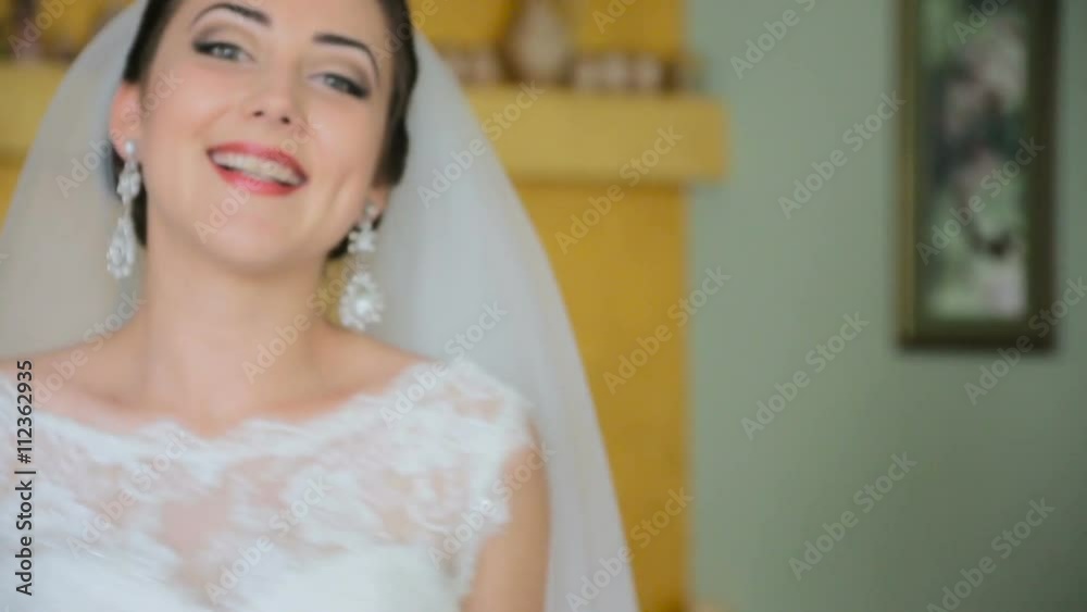 Beautiful bride posing for the camera Beautiful bride posing for the camera