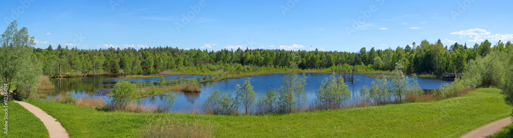 Panorama Vogelparadies Weidmooser Moor