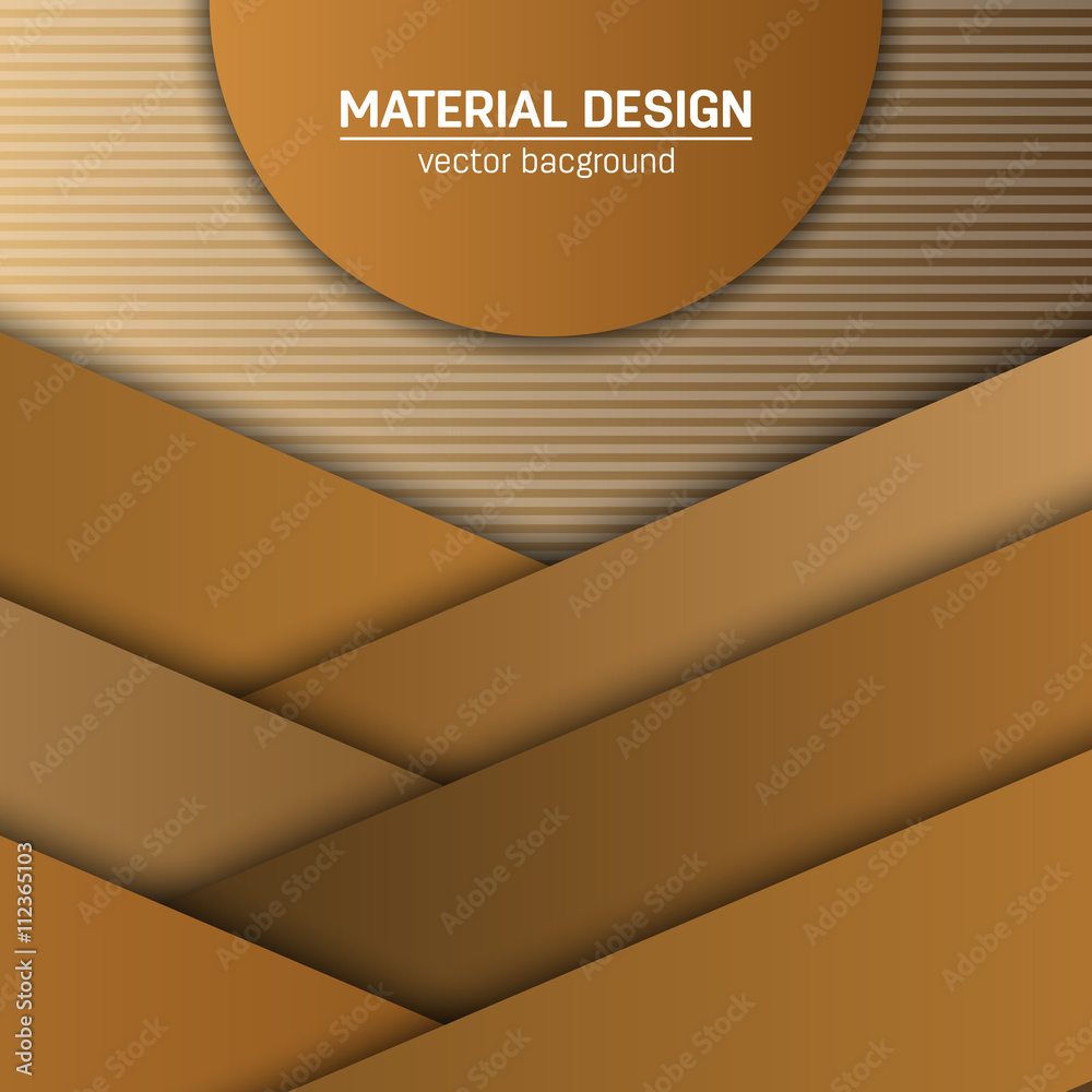 Fototapeta premium Vector material design background. Abstract creative concept layout template. For web and mobile app, paper art illustration design. style blank, poster, booklet. Motion wallpaper element. Flat ui