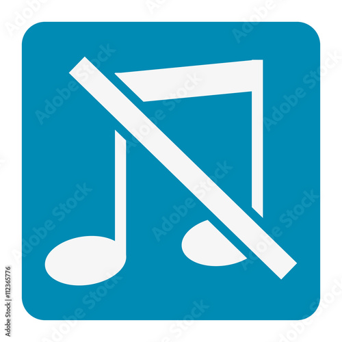 No music sign