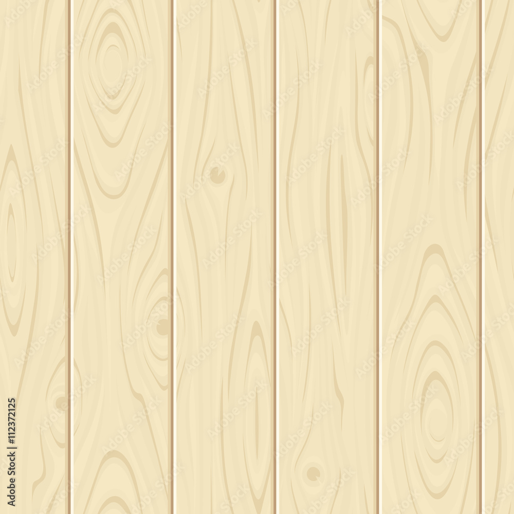 Vector seamless beige wooden texture.