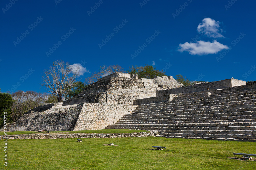 Famous Mayan city Edzna near by Campeche, Mexico Famous Mayan city Edzna near by Campeche, Mexico