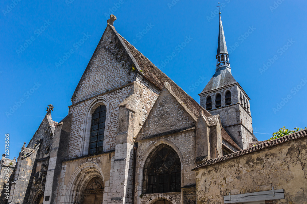 Fototapeta premium Eglise Sainte Croix (Holy Cross Church, 12th century) in Provins