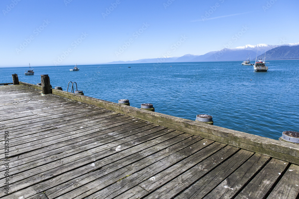 old small wooden pier