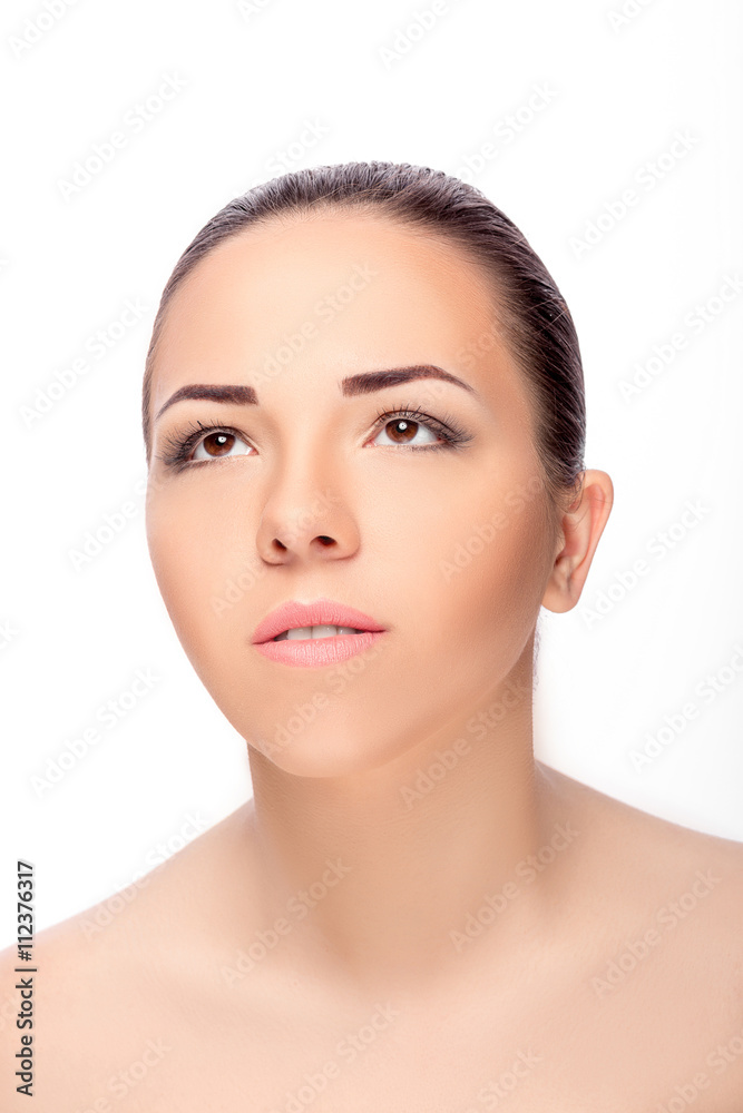 Obraz premium the woman's face with makeup