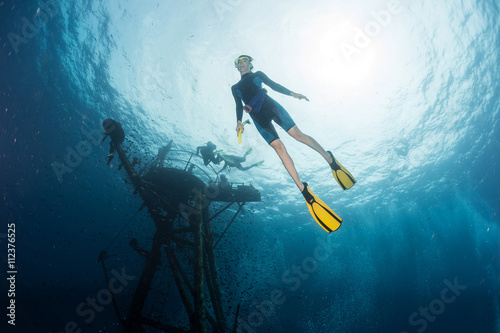 Free diver © Dudarev Mikhail