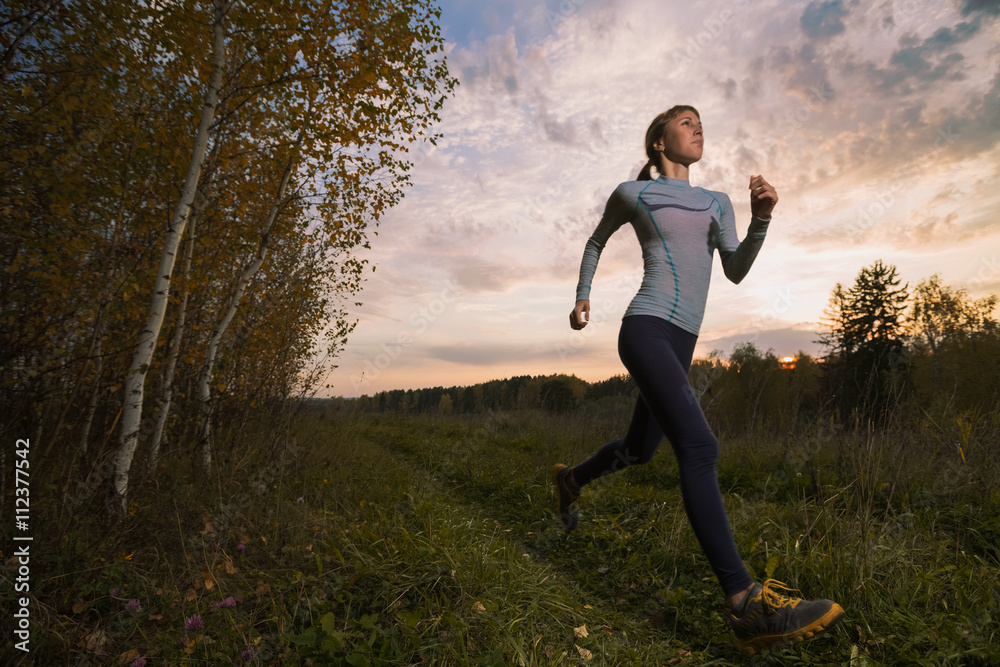 Lady runner