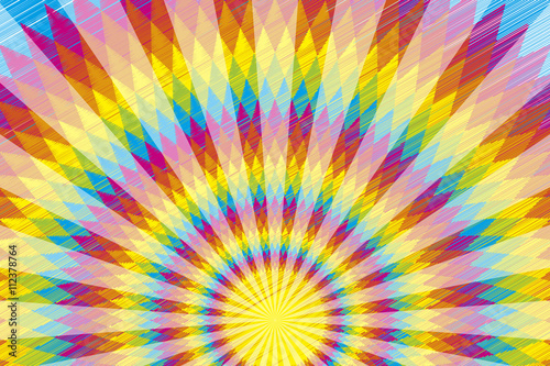 #Background #wallpaper #Vector #Illustration #design #free #free_size #charge_free #colorful #color rainbow,show business,entertainment,party,image 背景素材壁紙,虹色,レインボー,カラフル,エスニック柄,ラテン系,情熱,パッション,太陽,光,真夏,