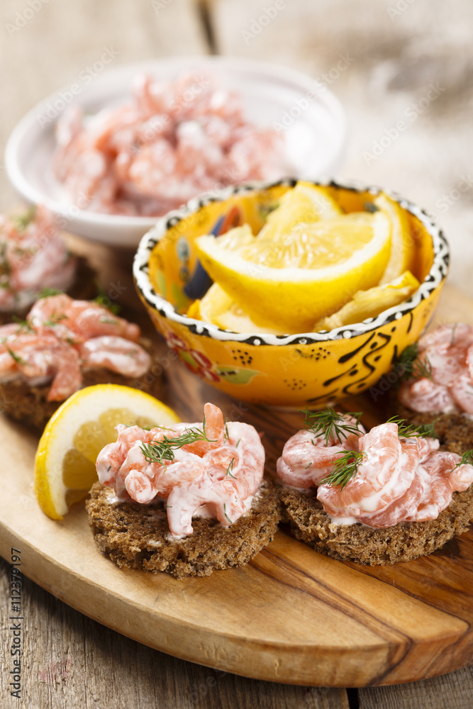 Prawns on toast Prawns on toast