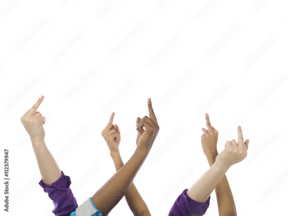 raising middle finger raising middle finger