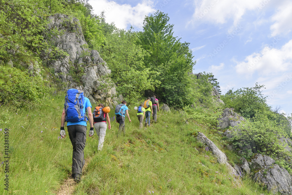 Wandern im Bergland