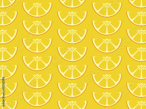 Orange Slice Background Pattern