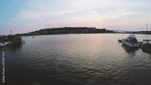 Wallpaper Mural Lake Union Seattle, Washington at Sunset Torontodigital.ca