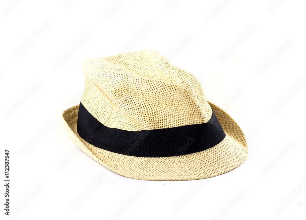 hat wooden isolate is on white background