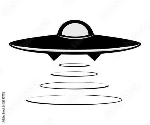 UFO spaceship vector