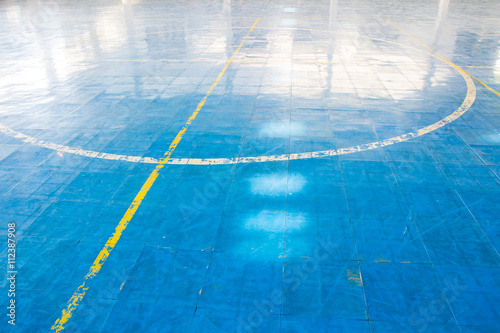 Cuadro en lienzo indoor futsal court