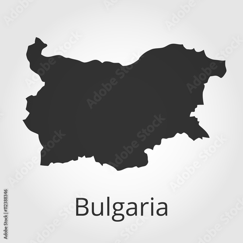 Bulgaria map icon. Vector illustration.