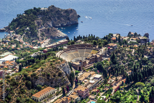 Greek Theatre of Taormina Sicily photo