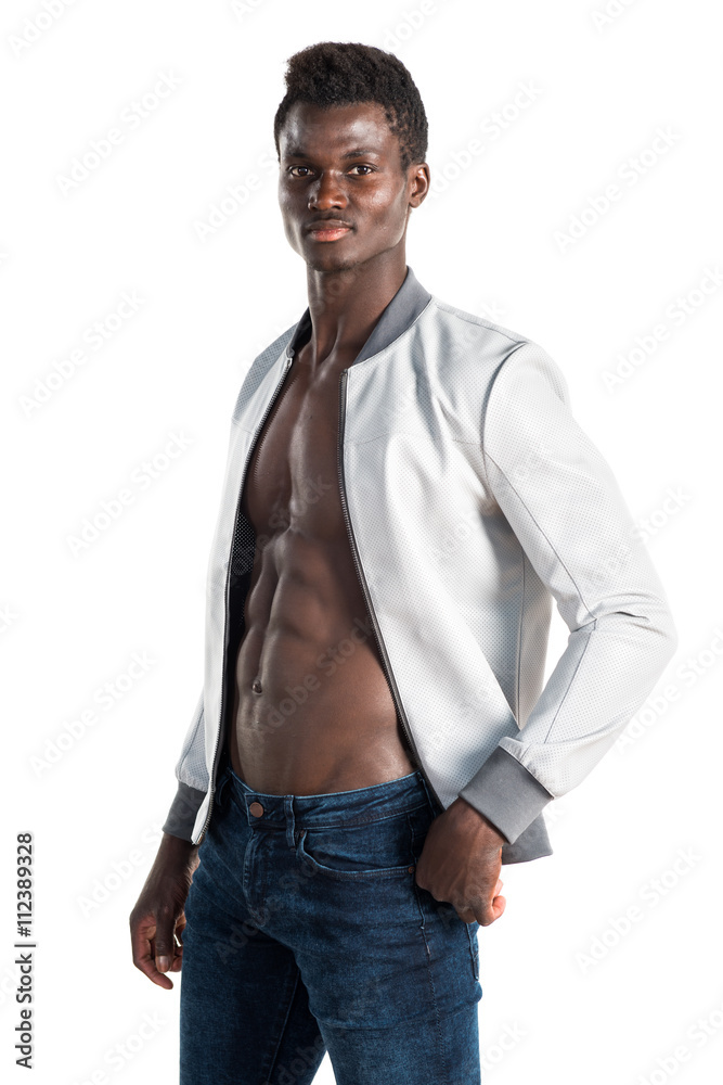 Fototapeta premium Handsome black man posing