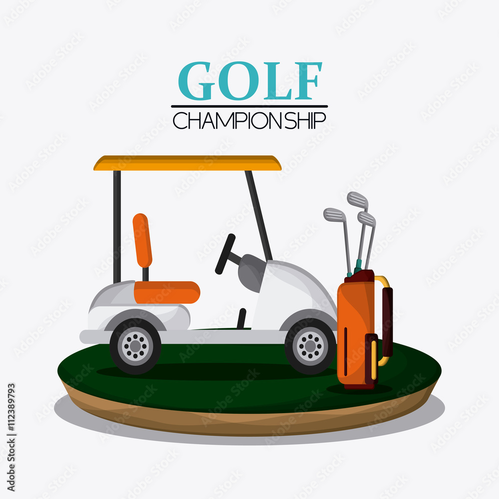 Gold design. sport icon. Colorfull illustration , vector graphic