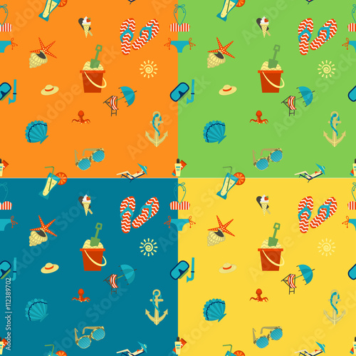Four Background in Different Colors