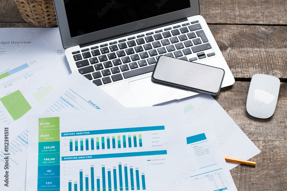 Showing business and financial report. Accounting Showing business and financial report. Accounting