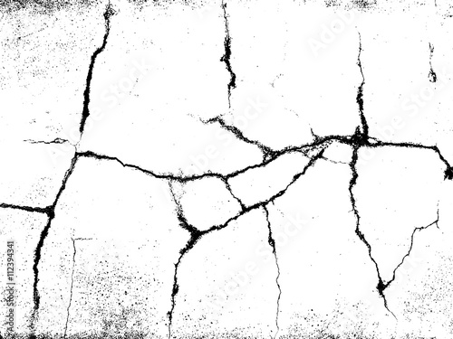 Cracks texture overlay. Vector background