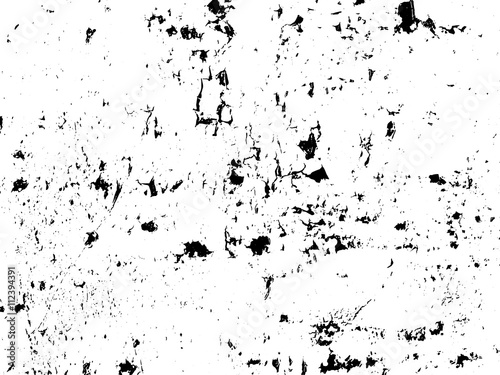 Distressed texture overlay. Vector background