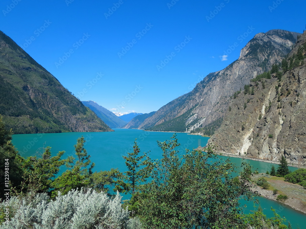 Fototapeta premium Seton Lake, Lillooet, Kanada