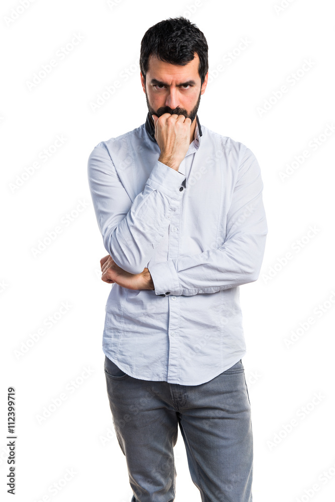 Man thinking Man thinking
