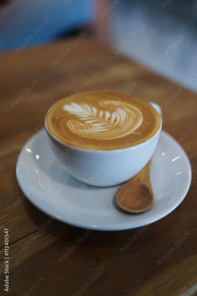 coffee latte art in coffee shop coffee latte art in coffee shop