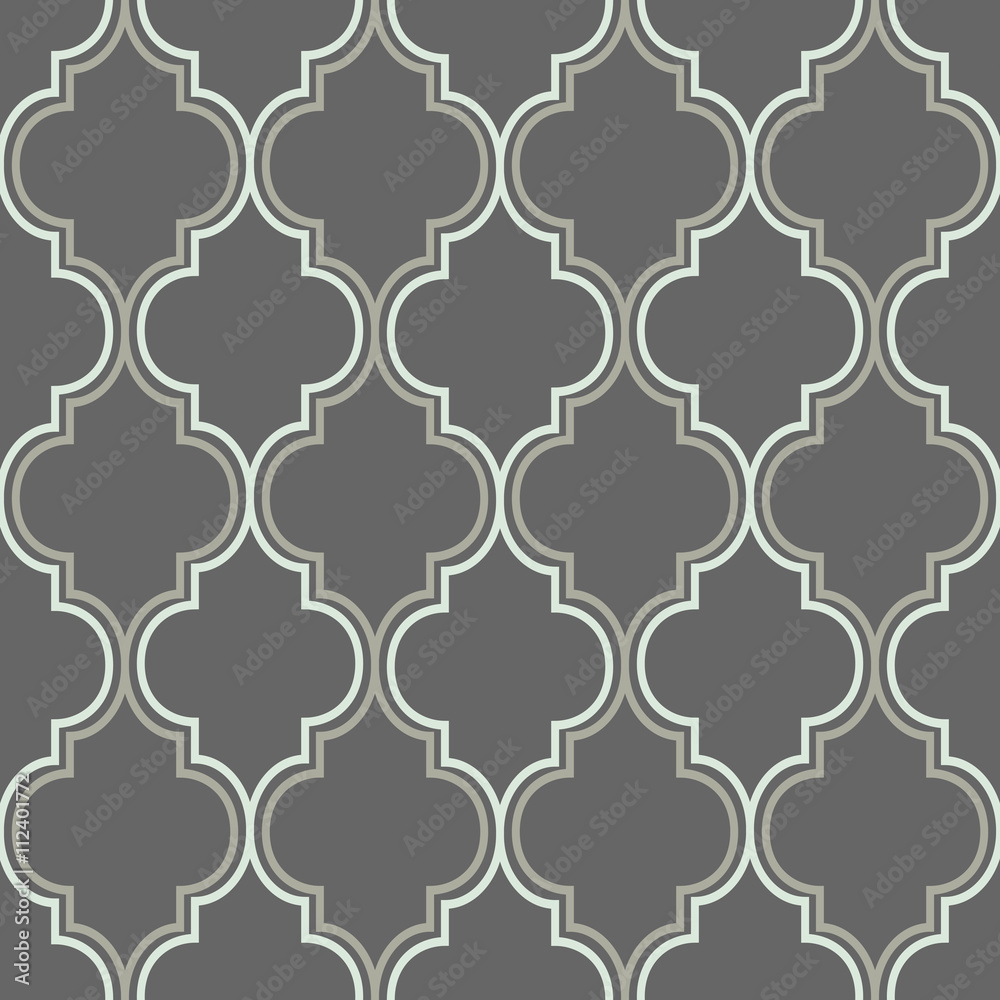 Abstract geometric seamless vector pattern. Trendy textile or interior wallpaper repeatable texture. Tony natural light beige and dark grey color shades. Arches or console shapes background. Abstract geometric seamless vector pattern. Trendy textile or interior wallpaper repeatable texture. Tony natural light beige and dark grey color shades. Arches or console shapes background.