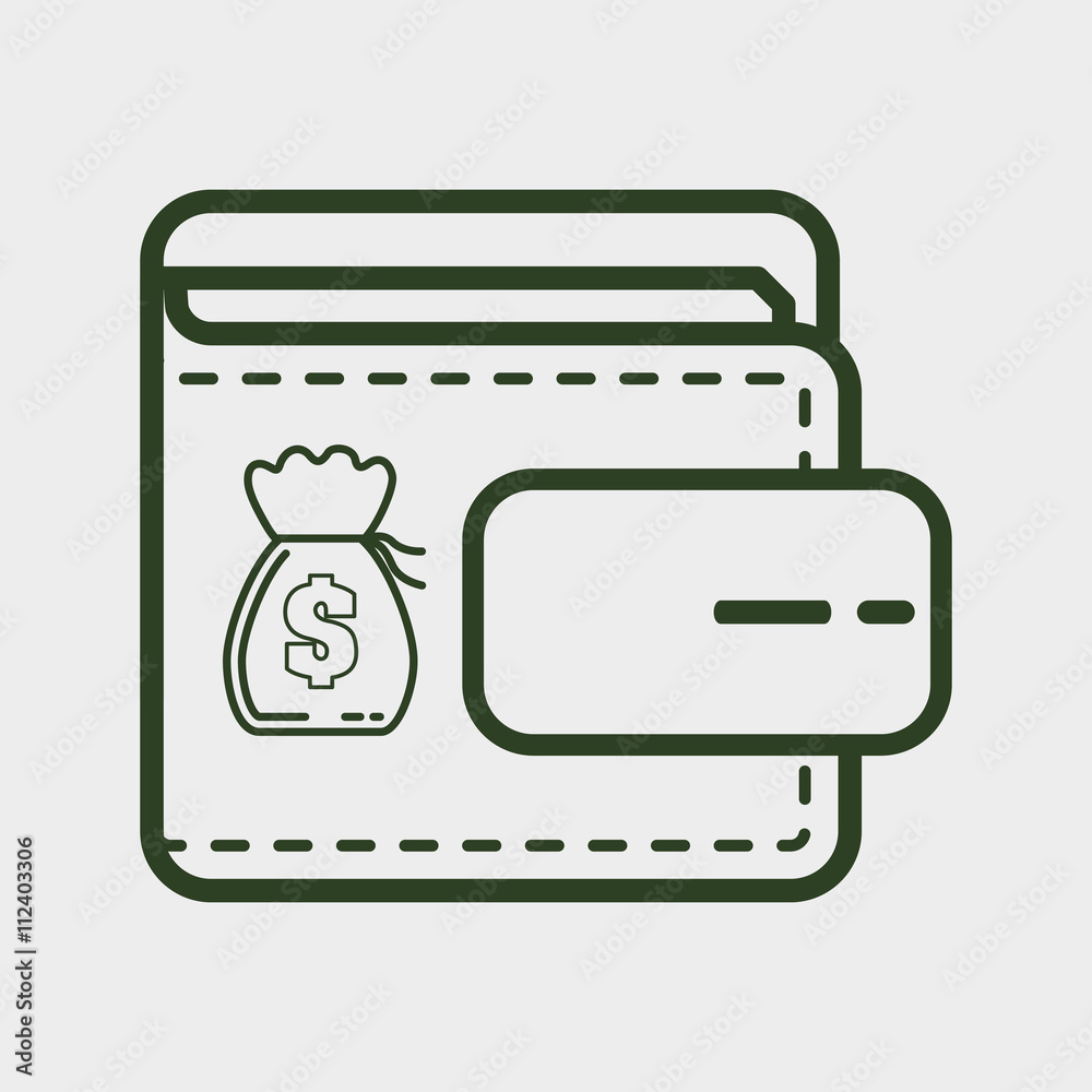Money design. Financial item icon. Isolated illustration Money design. Financial item icon. Isolated illustration